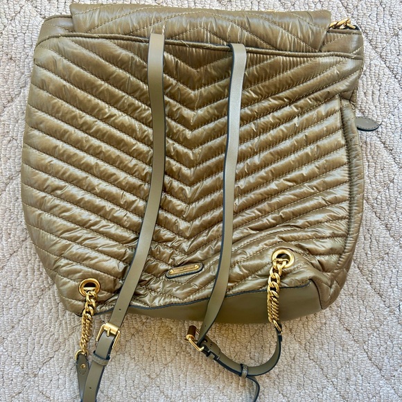Rebecca Minkoff Quilted Gold Women\'s Backpack main image 3